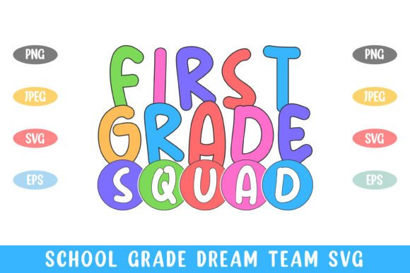 1st Grade Squad Graphics for Crafts