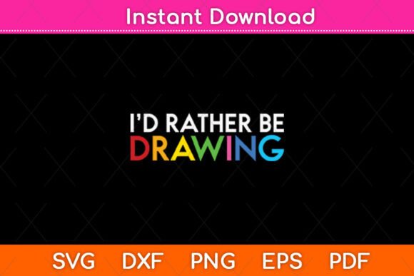 Graphics for Crafts: Reviewing I’d Rather Be Drawing Lovers Painter Art