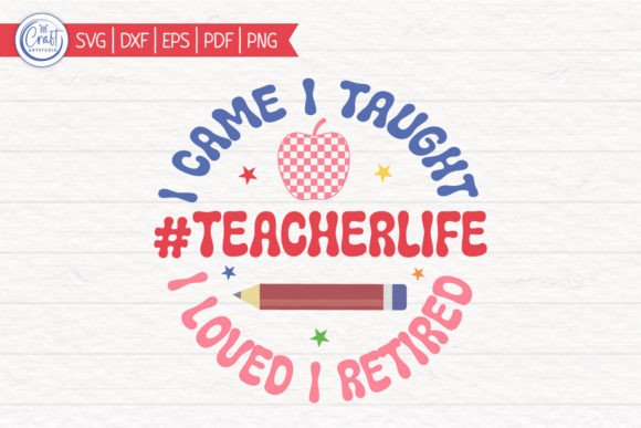 I Came I Thought Teacher Life SVG: Graphics for Crafts