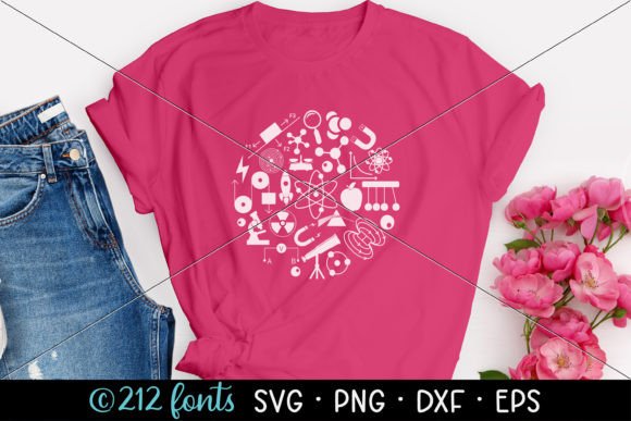 Physics Science Circle SVG: Crafts & Graphics
