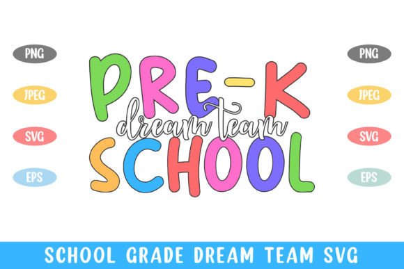 Pre K Dream Team Graphics for Crafts