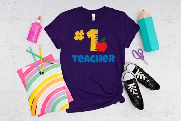 Review: Number 1 Teacher with Ruler SVG for Embroidery