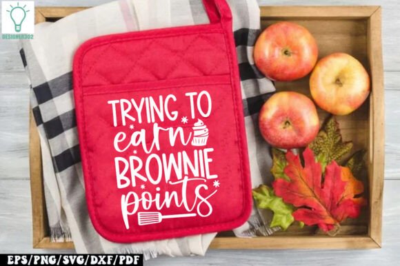 Review: Trying to Earn Brownie Points Pot Holder Design