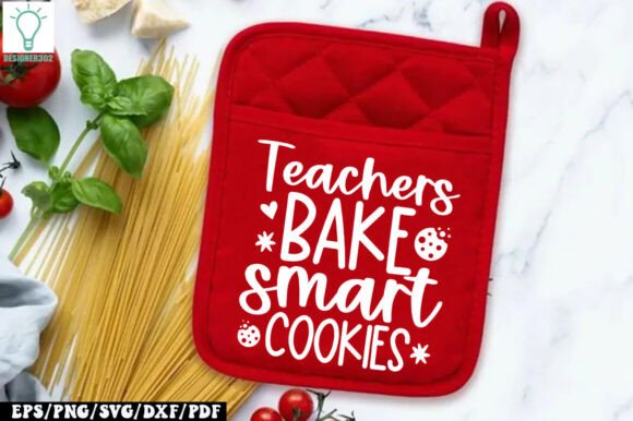 Reviewing Teachers Bake Smart Cookies Pot Holder