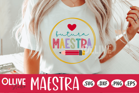 Teacher Spanish SVG: Graphics for Crafts