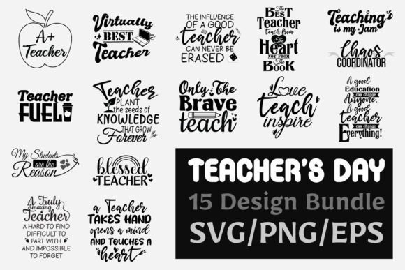 Teacher’s Day Graphics for Crafts Branding
